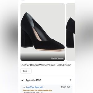 Loeffler Randall Black Heels